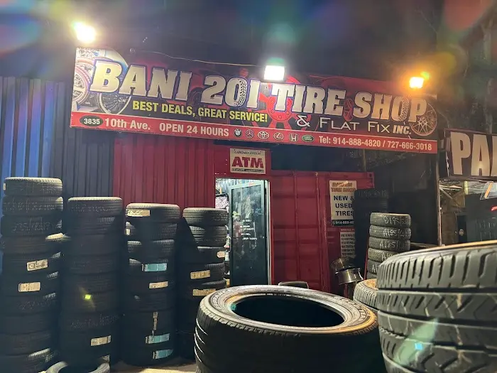 Bani Auto Repair shop exterior showing the 24/7 tire and auto repair facility located at 3835 10th Ave in Manhattan, New York